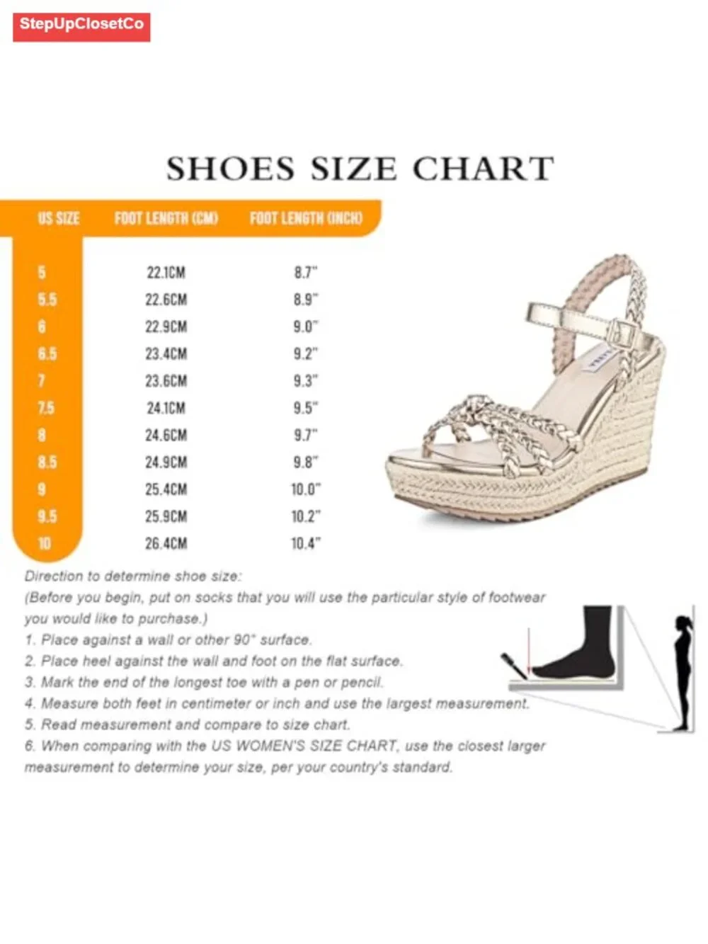 Womens Wedge Sandals Espadrille Platform Heels with Arch Support Ankle Strap